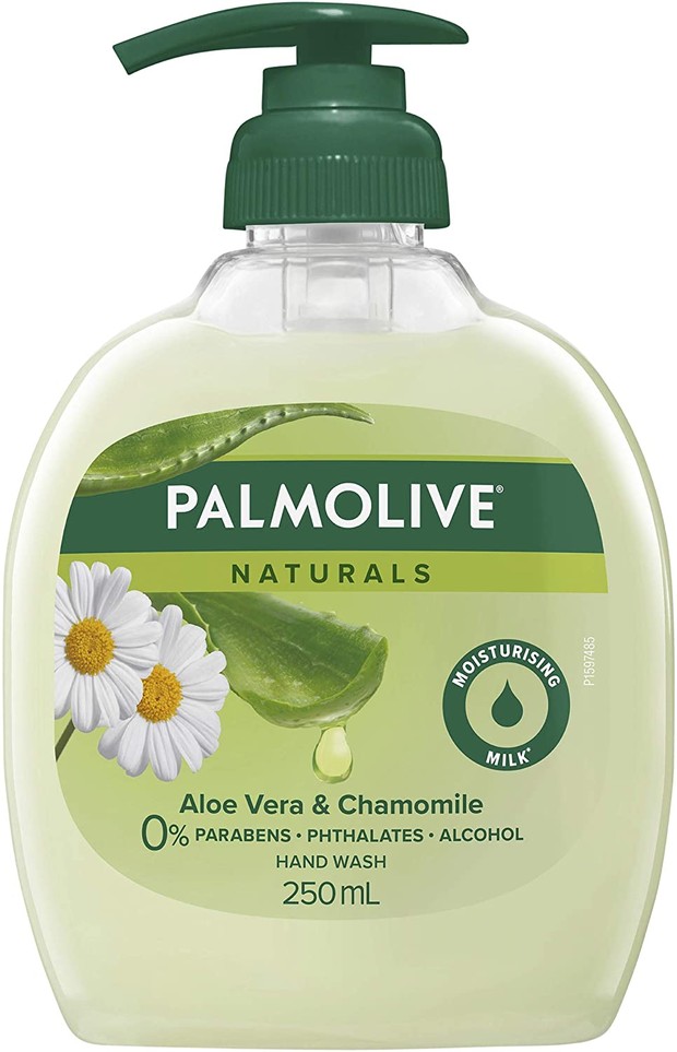 Palmolive Naturals Aloe Vera and Chamomile Hand Wash/Foto: amazon.com.au sabun pembersih tangan yang melembabkan