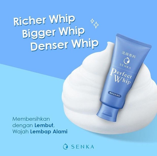Senka Perfect Whip/ Source: instagram.com/senkaindonesia