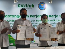 Duet Citilink dan BNN untuk Penerbangan Bebas Narkotika