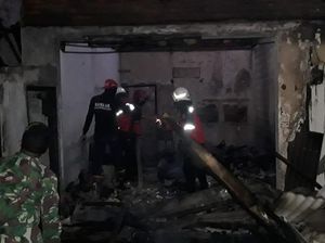 Kafe dan 3 Motor di Probolinggo Ludes Terbakar Gegara Korsleting Listrik