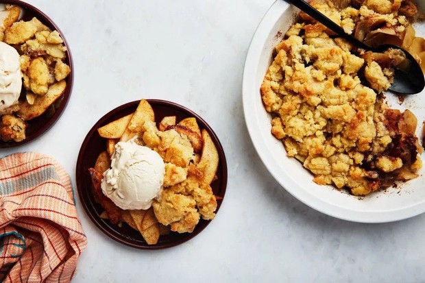 Vegan apple cobbler bisa dimasukkan ke dalam daftar dessert kamu bersama keluarga,