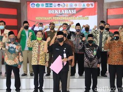 Beberapa Elemen Masyarakat di Tuban Gelar Deklarasi Tolak Demo Anarkis