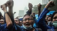 Terkini! Suasana Demo di Patung Kuda
