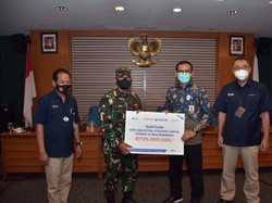 Dirut Pupuk Kaltim Rahmad Pribadi Donasi ke TNI Senilai Rp 25 Juta