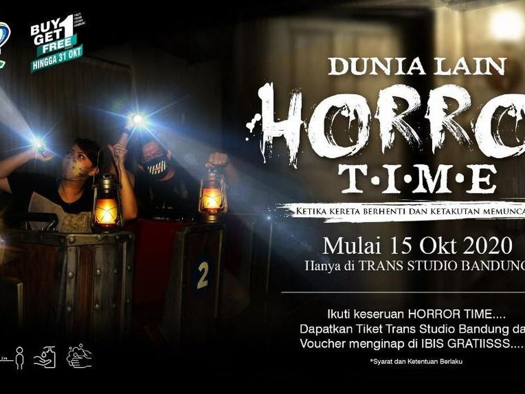Serunya Halloween bersama Dunia Lain Horror Time Trans Studio Bandung