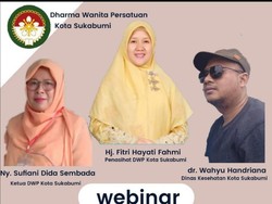 Gelar Webinar, Istri Walkot Sukabumi Bahas soal Pelakor di Masa Pandemi
