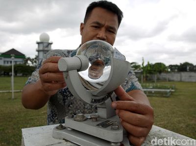 Wujud Alat Pemantau Cuaca di Stasiun Klimatologi Yogyakarta