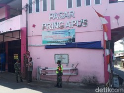 Penjual Baju Meninggal Probabel Corona, Pasar Pringapus Semarang Ditutup