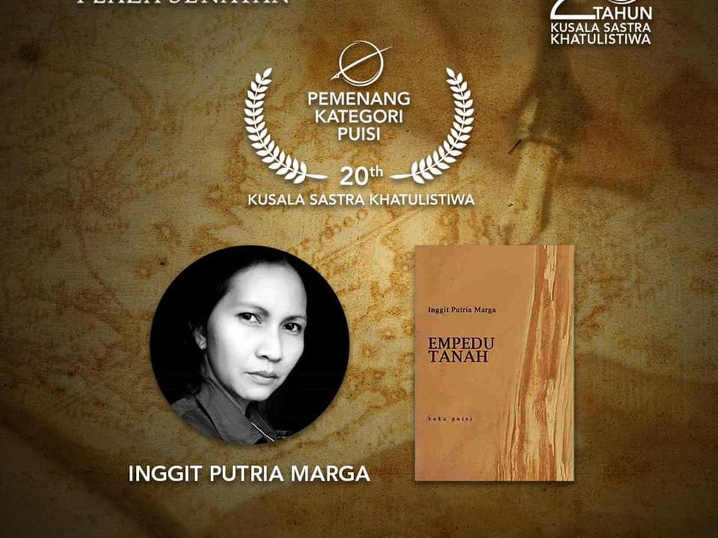 Ini Dua Pemenang Kusala Sastra Khatulistiwa ke-20 Ini Dua Pemenang Kusala Sastra Khatulistiwa ke-20