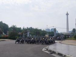 Jelang Demo BEM SI Jabodetabek, Polisi Siaga di Kawasan Istana