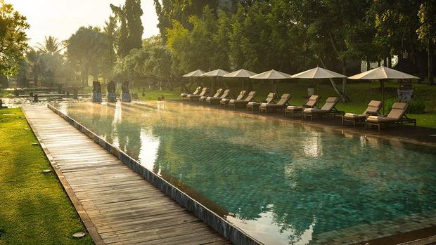 Pemandangan area di Tanah Gajah a Resort by Hadiprana, Ubud, Bali. (Dok. Tanah Gajah/Hadiprana Hospitality)