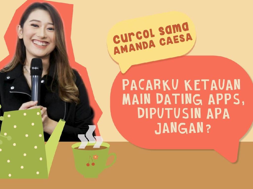 Amanda Caesa Curcol Menangani Pacar yang Main Dating Apps