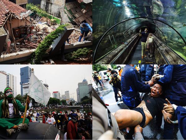 Top 5 Foto Pekan Ini: Longsor di Ciganjur-Aksi PA 212-Bangkok Bergolak