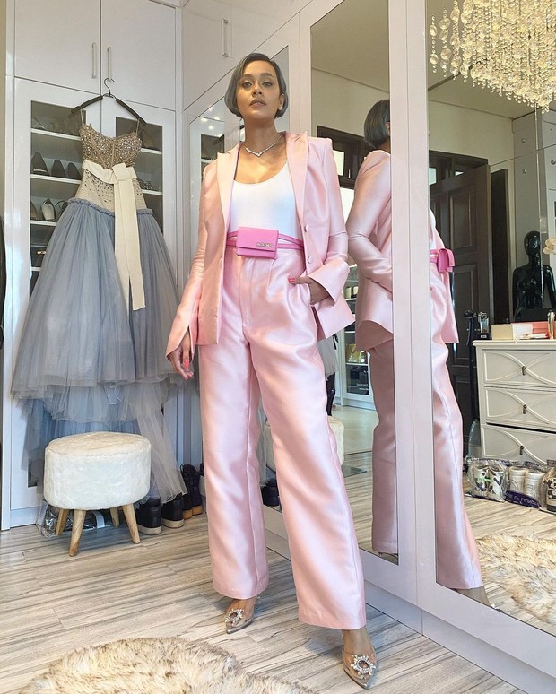 Foto: instagram.com/kimmyjayanti Penampilan stylish Kimmy Jayanti saat hamil.