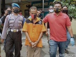 Penampakan Tukang Parkir Pembacok Tetangga hingga Tewas di Surabaya