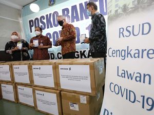 RSUD Cengkareng Terima Donasi 12.000 Masker KN95