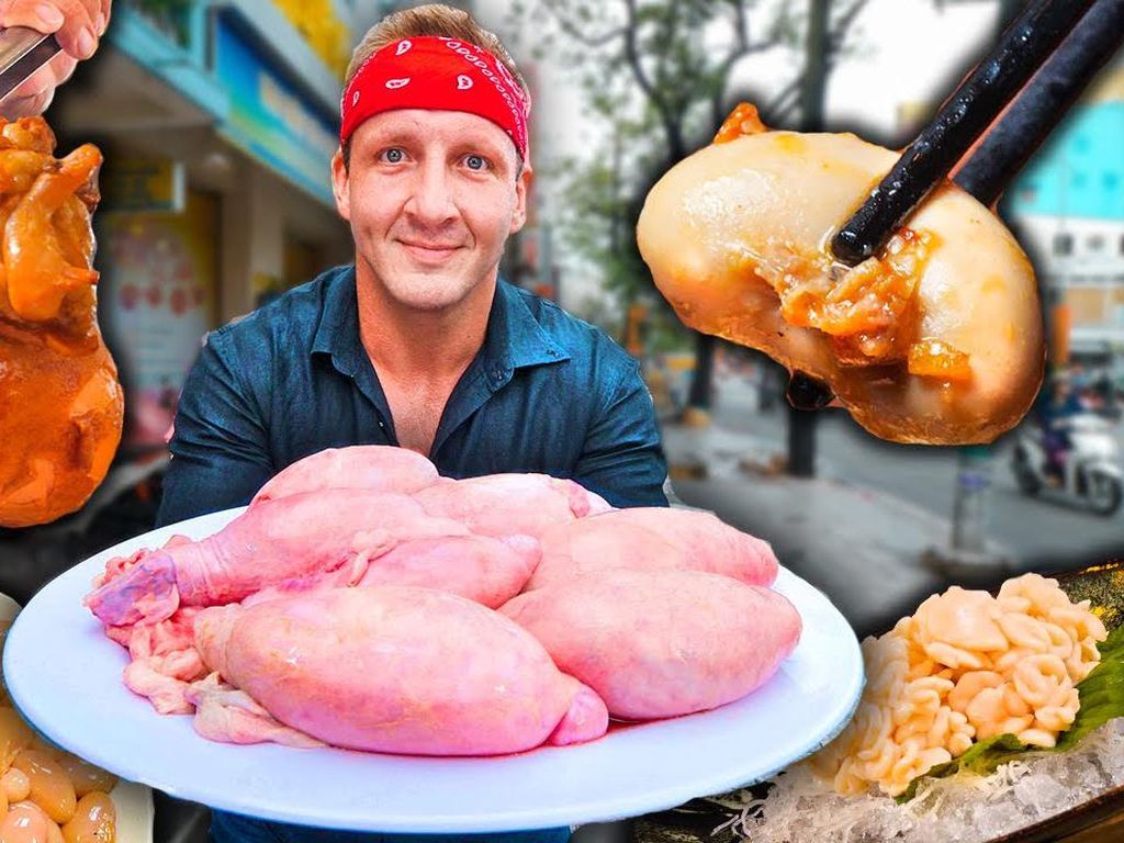 Wah! Selama 24 Jam, Bule Ini Coba Ragam Olahan Testis di Vietnam Wah! Selama 24 Jam, Bule Ini Coba Ragam Olahan Testis di Vietnam