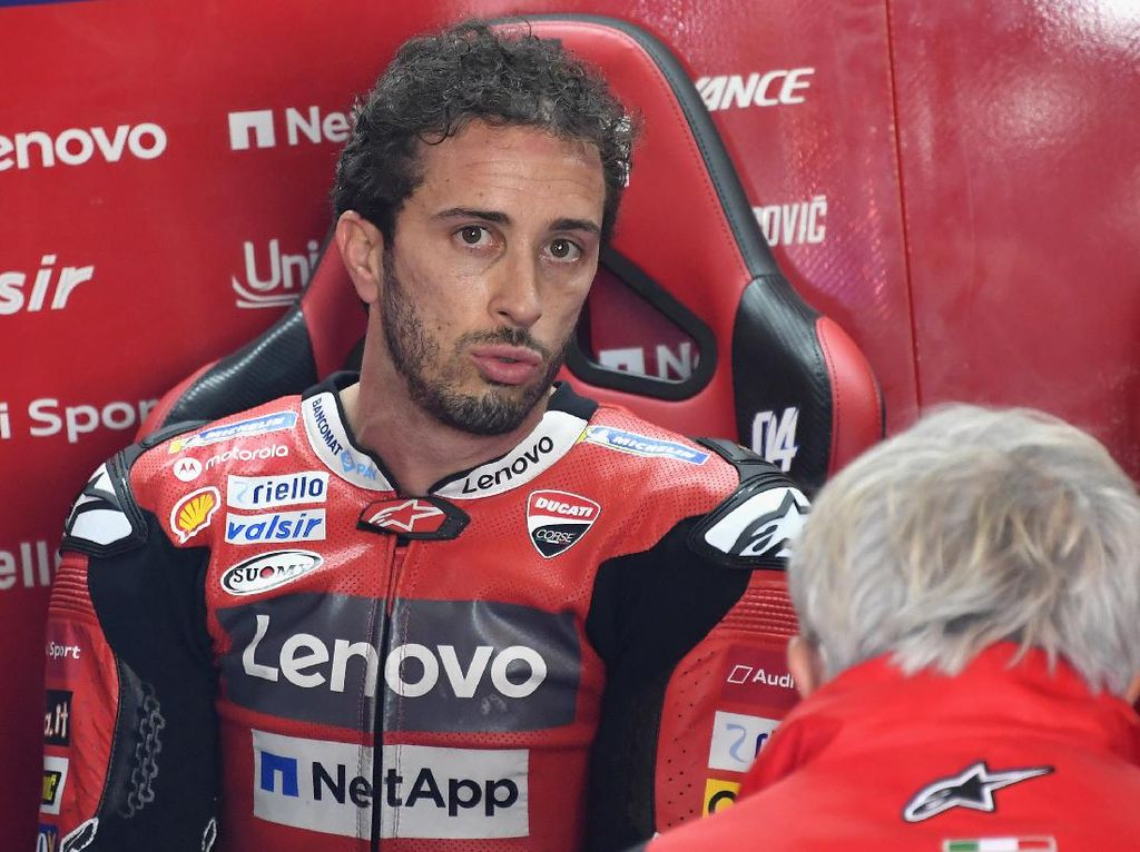 Kesal! Dovizioso Semprot Petrucci di Kualifikasi MotoGP Aragon