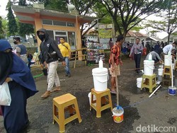 Pengurus Pasar Dadakan di Ciamis Perketat Prokes Agar Bisa Buka Tiap Minggu