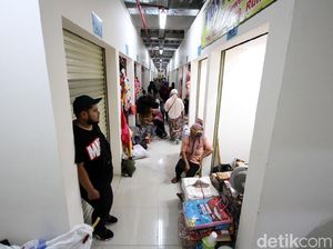 Pedagang Mulai Tempati Pasar Klewer Timur