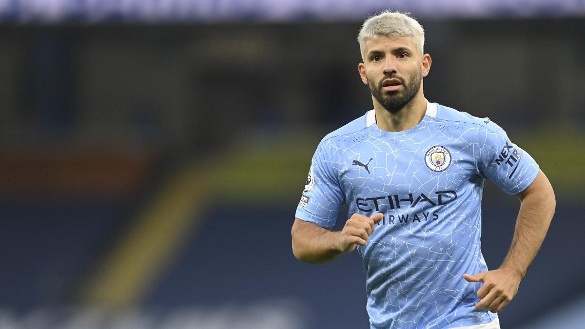 Manchester City tanpa Sergio Aguero di laga kontra Brighton & Hive Albion (Foto: Michael Regan/Pool via AP)