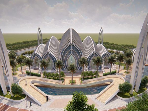 Ridwan Kamil Desain Masjid Bertema Seribu Bulan Sabit di Purwokerto