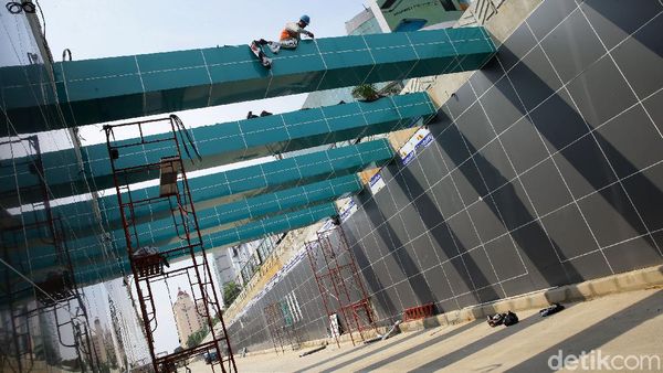 Pembangunan Underpass Senen Extension Terus Dikebut