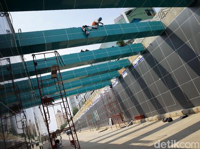 Pembangunan Underpass Senen Extension Terus Dikebut