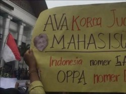 Pesan Kpopers Melawan Omnibus Law