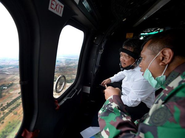 Wamenhan Tinjau Lahan Calon Food Estate di Jawa Barat