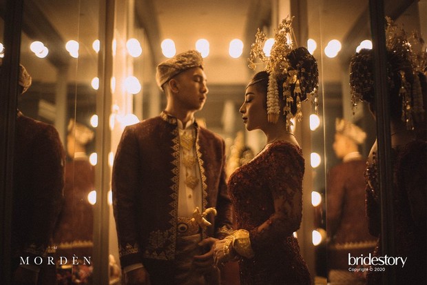 Wedding Nikita Willy & Indra/Sumber: Instagram.com/Morden.co Sesi pemotretan nikita willy dan indra