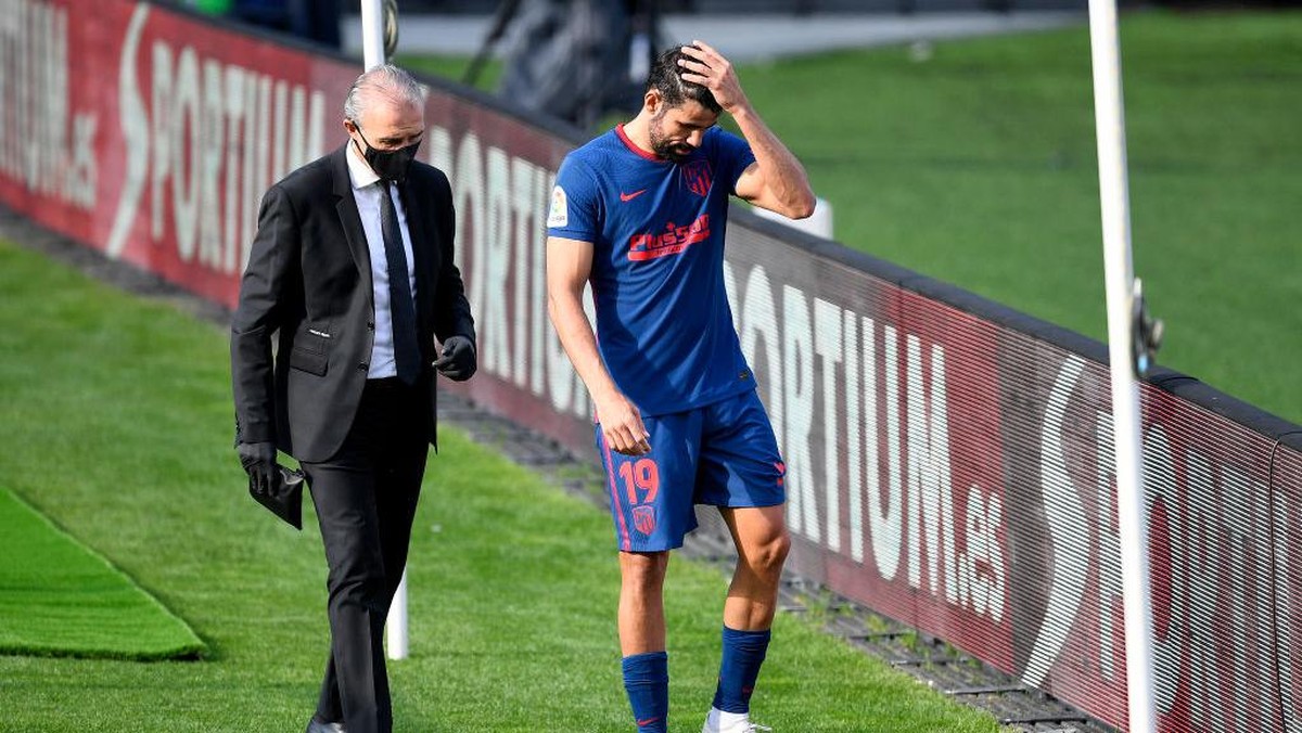 Diego Costa terancam absen saat Atletico Madrid menghadapi Bayern Munich (Foto: Getty Images/Octavio Passos)