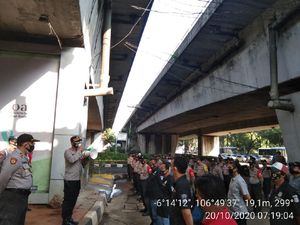 Polisi Siaga di Flyover Kuningan Jaksel, Bakal Razia Anarko