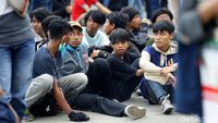Masih Ada Anak di Bawah Umur Ikut Demo di Patung Kuda