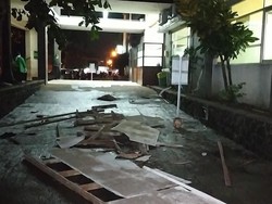 Atap Ruang IGD RSUD Ciamis Ambruk