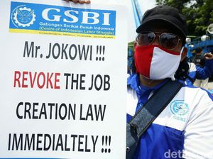 Lagi, Buruh Demo Tolak Omnibus Law Lagi, Buruh Demo Tolak Omnibus Law