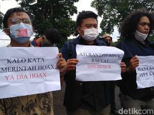 Setahun Jokowi, Mahasiwa Unpad Desak Pemerintah Cabut Omnibus Law