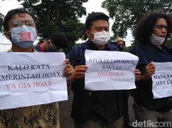 Setahun Jokowi, Mahasiwa Unpad Desak Pemerintah Cabut Omnibus Law