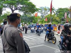 Antisipasi Kemacetan di Depan KBS, Buruh Dialihkan ke Jalan Setail
