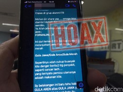 Gula Jawa Mengandung Formalin dan Bisa Picu Kanker? Pakar: Hoax Lama!
