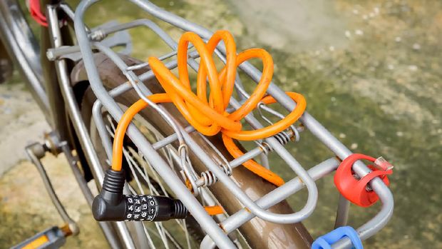 Number Lock on a Bike/ Bicycle Chain Lock