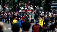 Melihat Lagi Demo BEM SI di Patung Kuda Hari Ini