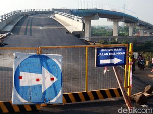 Proyek Jalan Layang di Atas Jalur Kereta Cepat Teggalluar Sudah Rampung Proyek Jalan Layang di Atas Jalur Kereta Cepat Teggalluar Sudah Rampung