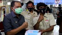 Walkot Bandung Sosialisasi Protokol Kesehatan di Pasar Tradisional