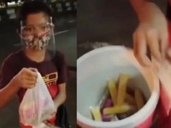 Jualan Es Lilin Sampai Malam, Kisah Bocah Bali Ini Menginspirasi