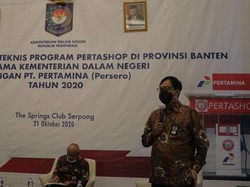 Kemendagri-Pertamina Sosialisasikan Pertashop ke Kepala Desa Se-Banten