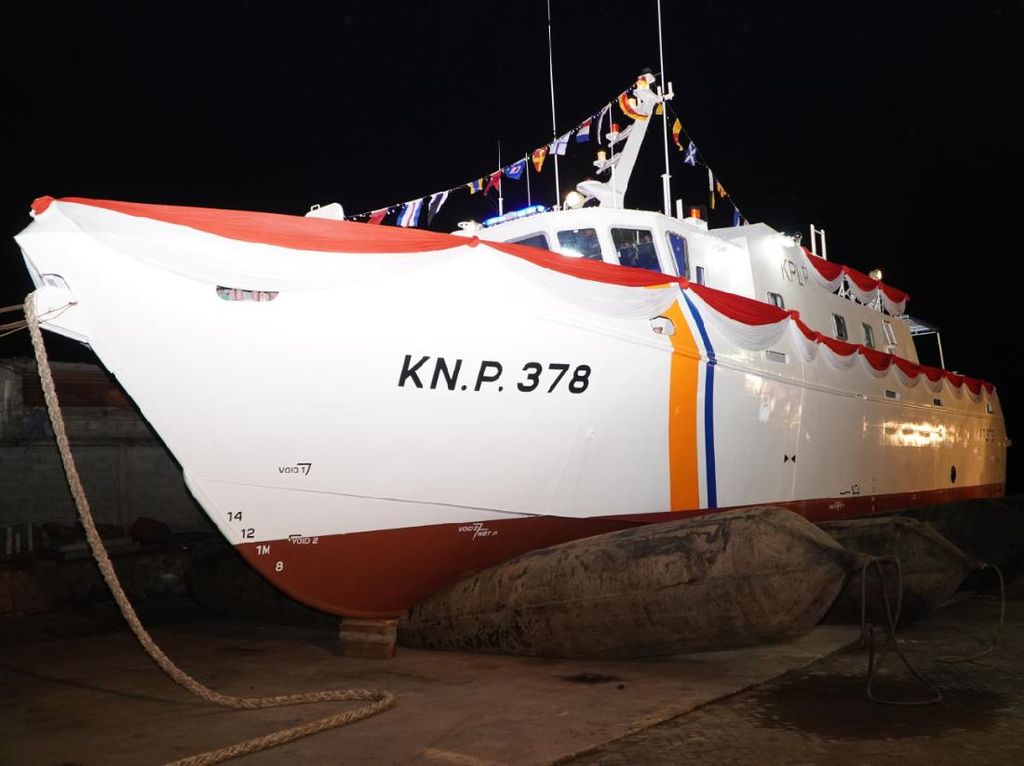 Kemenhub Luncurkan Kapal Patroli KNP 378 Produksi Dalam Negeri Kemenhub Luncurkan Kapal Patroli KNP 378 Produksi Dalam Negeri