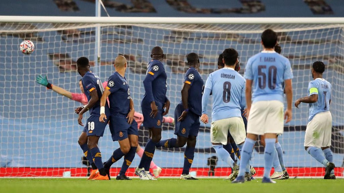 Manchester City menang 3-1 atas FC Porto (Foto: Getty Images/Pool)