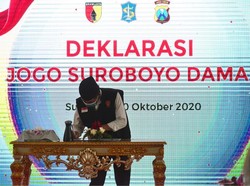 Seribu Perwakilan Elemen Masyarakat Deklarasi Jogo Suroboyo Damai