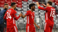 Kemenangan ini menempatkan Bayern di puncak klasemen Grup A dengan perolehan tiga poin. Alexander Hassenstein/Getty Images.